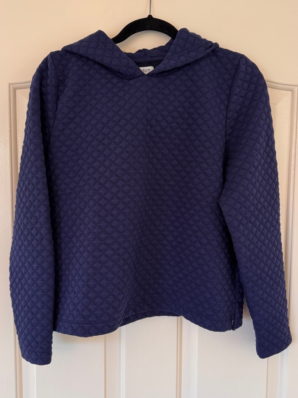 J. Crew Women’s Quilted Hooded Jacket - Navy
